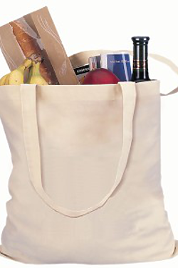 Q-Tees Economical Tote Bag